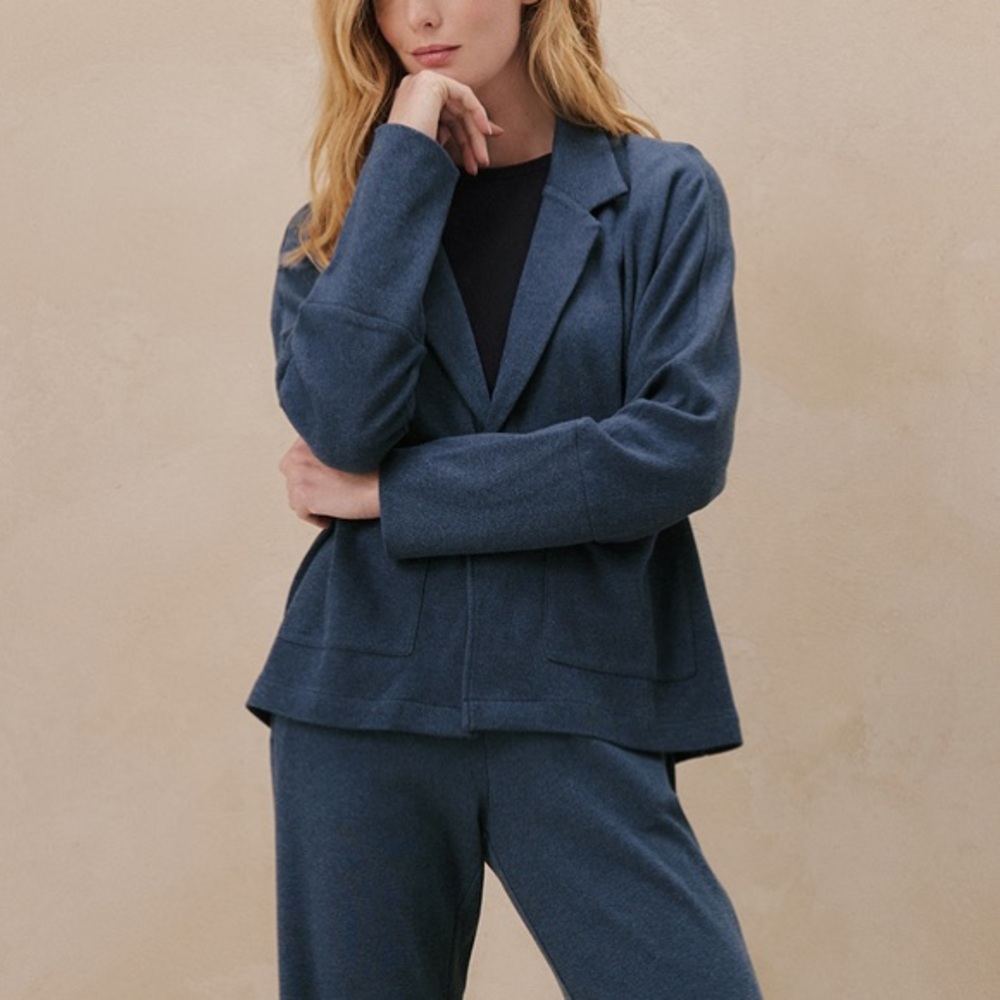 Pact organic airplane relaxed blazer